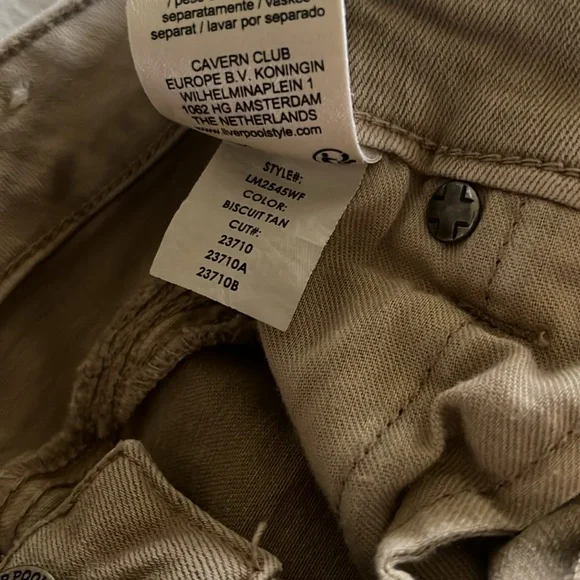 Women’s Liverpool size 2/26 jeans. Biscuit tan color - Picture 14 of 14